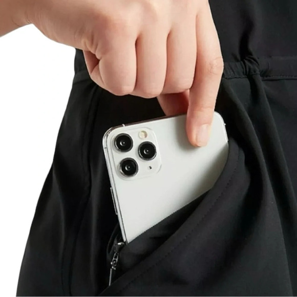 Athleta Black V-Neck Romper - Picture 6 of 13